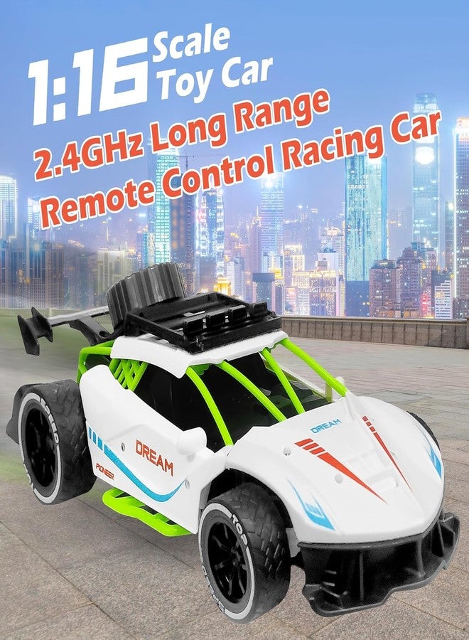 VGRASSP Rechargeable Racing Car Toy for Kids with 2.4 GHz Long Range Remote Control - 1:16 Scale Joystick RC Sports Vehicle - Color and Design As Per Stock - Image 2